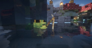 I wonder what that frog's fishing for?