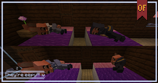 They sleep!