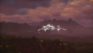 Vector thruster control system installed on F8C