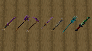 Some of the Mythical Weapons