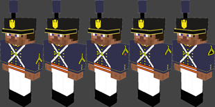 Color Corporal, Corporal, Color Sergeant, Sergeant, Platoon Sergeant