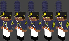 Color Lieutenant, Lieutenant, Company Commander, Spirit Officer, Athletic Officer