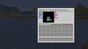 Unhappy full ice gear penguins