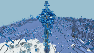 The tower of The Forgotten Dimensions' Permafrost