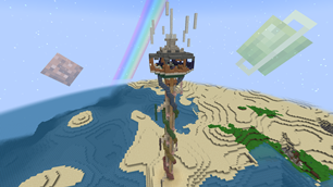 The tower of MythicBotany's Alfheim