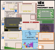 16x Passports