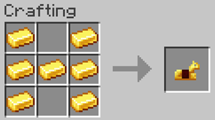 Gold Armor Horse