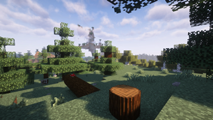 A round fallen spruce log 🪾