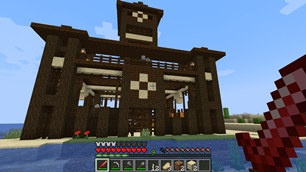 Outside Desert Structure