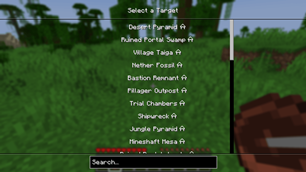 Compass target selection