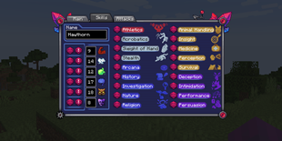 Skills Tab