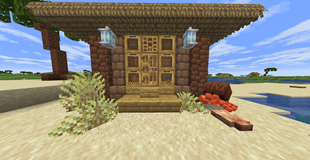 Beach hut