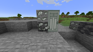 Tungsten ore and door