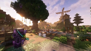 Mossy Village Sunrise