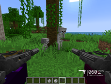 Double skeletons Double guns