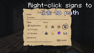 Link signs