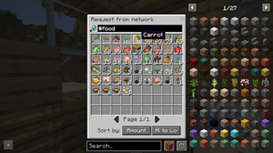 Requesting items from a network