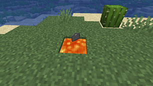 Briefcase in Lava