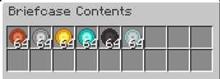 Briefcase Inventory Screen