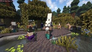 A Small Caravan in the Swamp