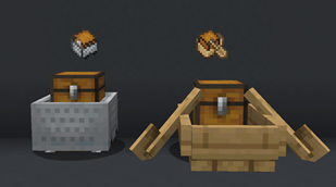 Chest in a Minecart and Boat