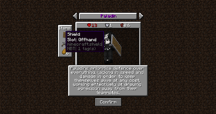 Default Class Selection Screen