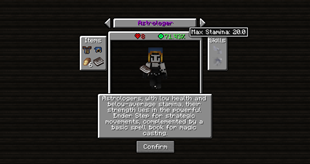 DawnCraft Class Selection