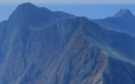 An aerial view of the range
