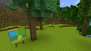 Lemon tree in long lemonade forest