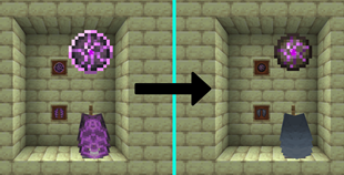 Just changes the textures back to vanilla
