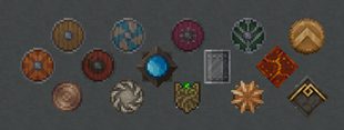 shields in item frames are 1:1 scale