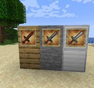 swords in some item frames