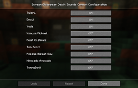 Mods -> This mod -> Config