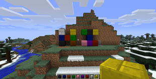 Colored dungeon bricks for the egg temple things