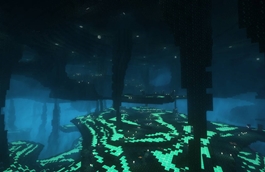 acid swamp landscape