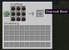 Charcoal Block craft