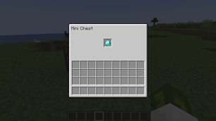 Inside of the mini chest