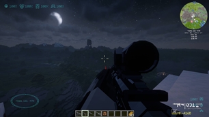Mekasuit in Night