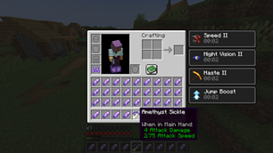Amethyst Sickle Stats