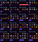 Examples of Rare Loot Bags