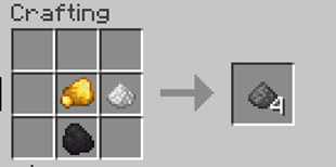 saltpetre+sulphur+ coal/charcoal = gunpowder