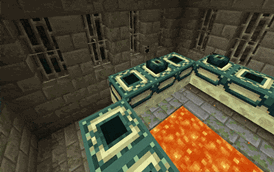 Ender eye placement ring