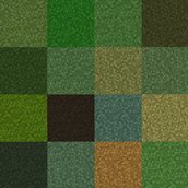 Grass colors (All placed in a savanna)