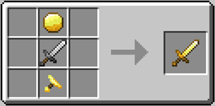 Example Recipe: Golden Sword