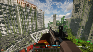 First Person and GUI in the Lost Cities using TaCZ