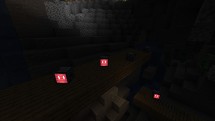 Faulty Block Bots Chilling in a Cave