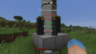 Rocket menu