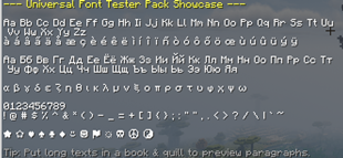 Full Font Preview