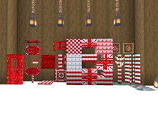 Candy Cane Objects (without shaders)