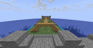 this screenshot is taken on top of the blue castle
